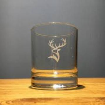 Schotse whisky glazen. 4 x Glenfiddich. Nieuw. beschikbaar voor biedingen