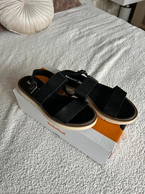 ZGAN Timberland Bailey park backstrap sandalen maat 40/9, Kleding | Dames, Schoenen, Zo goed als nieuw, Sandalen of Muiltjes, Zwart