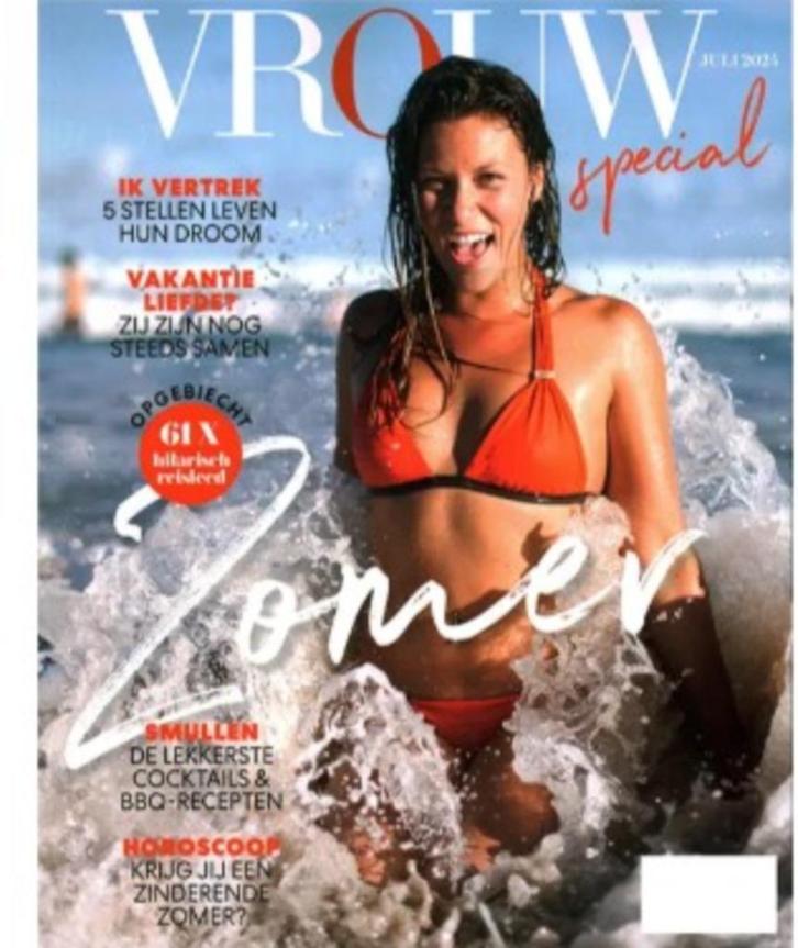 Vrouw Glossy / vrouw special zomer, Boeken, Tijdschriften en Kranten, Gelezen, Glossy, Verzenden