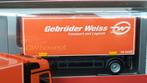 Mercedes Benz Actros afzet container Weiss 1:87 H0 Herpa Pol, Hobby en Vrije tijd, Modelauto's | 1:87, Verzenden, Nieuw, Bus of Vrachtwagen