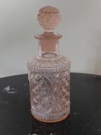 Val Saint Lambert Luxval Parfumflesje Roze, Antiek en Kunst, Antiek | Glas en Kristal, Ophalen of Verzenden