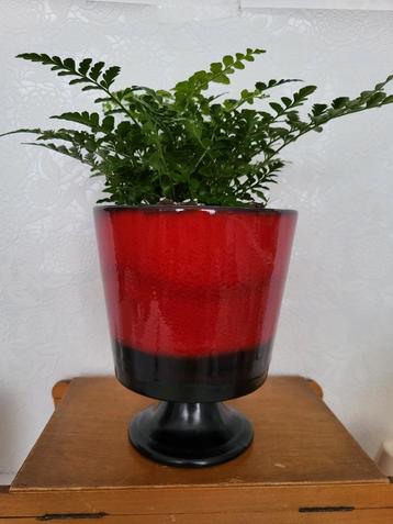 Retro vintage Germany aardewerk keramiek pot bloempot  beschikbaar voor biedingen