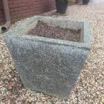 Gepolijste wintervaste betonnen bloembak, Ophalen of Verzenden, Rond