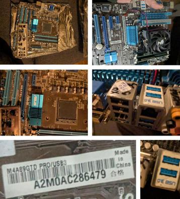 Aangeboden: MOEDERBORD "ASUS M4A89GTD PRO/USB3" beschikbaar voor biedingen