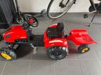 Tractor met aanhanger - Speelplezier!, Kinderen en Baby's, Speelgoed | Buiten | Voertuigen en Loopfietsen, Ophalen, Gebruikt, Trapvoertuig