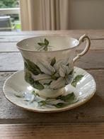 Oude kop en schotel Paragon Trillium. Canadian Flowers., Antiek en Kunst, Antiek | Servies los, Ophalen