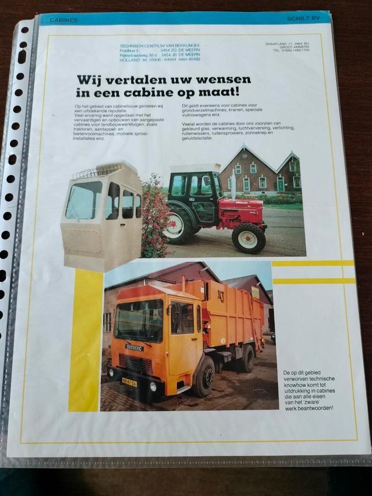 Cabines op maat gemaakt! Folder international, Auto-onderdelen, Carrosserie en Plaatwerk, Overige automerken, Universele onderdelen