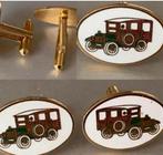 Set Avon 1930 Woody Wagon manchet knopen, Sieraden, Tassen en Uiterlijk, Manchetknopen, Ophalen of Verzenden, Zo goed als nieuw