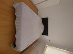 Bed, Huis en Inrichting, Zwart, Ophalen of Verzenden, Zo goed als nieuw, Twijfelaar