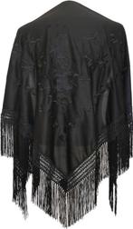 Manton Spaanse sjaal tango flamenco, Maat 42/44 (L), Ophalen of Verzenden, Accessoires, Overige thema's