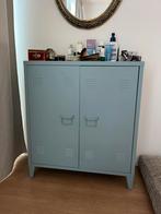 Metalen kast grijs/blauw, Kinderen en Baby's, Kinderkamer | Commodes en Kasten, Ophalen of Verzenden, Zo goed als nieuw, 50 tot 70 cm