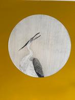 Magnetische Muursticker - Reiger, Ophalen