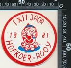 Sticker: Hofkoer Rooy 1981, Ophalen of Verzenden, Zo goed als nieuw, Bedrijf of Vereniging