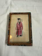 Chinese handgeschilderde rijstpapier tekeningen Qing Dynasty, Antiek en Kunst, Kunst | Schilderijen | Klassiek, Ophalen of Verzenden