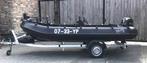 VISBOOT Whaly435 Console met NIEUWE 30pk motor incl.trailer, Watersport en Boten, Vis- en Consoleboten, Ophalen, 10 tot 30 pk
