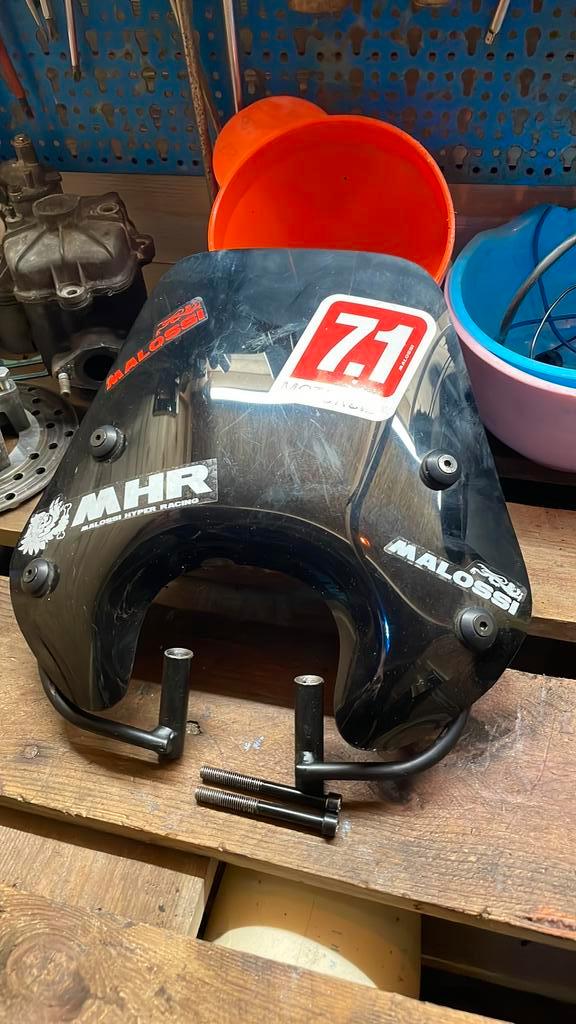 Zip windscherm glans zwart smoked, Fietsen en Brommers, Brommeronderdelen | Scooters, Nieuw, Ophalen of Verzenden