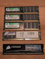 Oude DDR RAM 256/512MB - 5 stuks Corsair ValueSelect, Computers en Software, RAM geheugen, 1 GB of minder, Ophalen of Verzenden