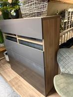 Ikea Besta vitrinekast hoogglans grijs, Ophalen, Gebruikt