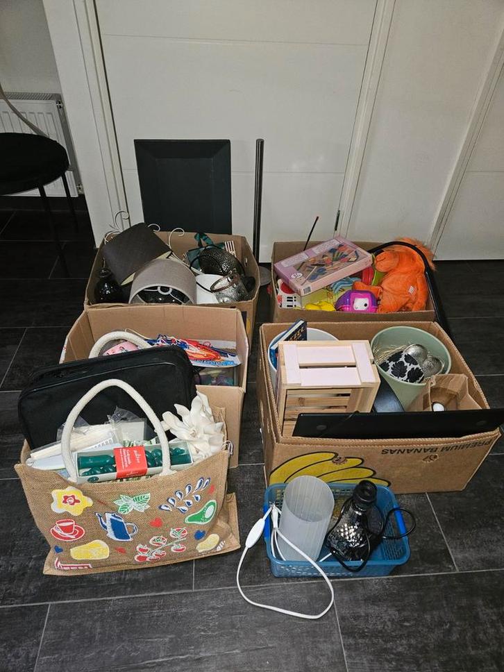 Rommelmarkt Spullen - Speelgoed, Verlichting, Divers, Huis en Inrichting, Overige Huis en Inrichting, Gebruikt, Ophalen