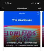 2 tickets Lowlands 2025, Tickets en Kaartjes, Twee personen