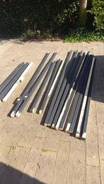 Hout wat over is van een kunstproject; div maten en lengtes, Doe-het-zelf en Verbouw, Hout en Planken, Ophalen, Gebruikt, 25 tot 50 mm