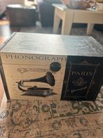 Gramophone / phonograph houten box, Ophalen of Verzenden, Zo goed als nieuw