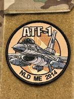 Desert embleem ATF-1 NLD ME 2014, Verzamelen, Verzenden, Luchtmacht, Nederland, Embleem of Badge