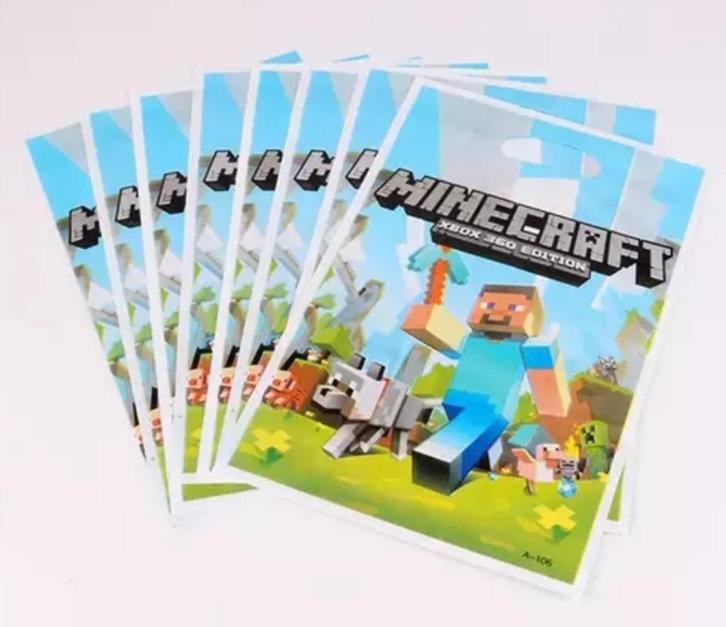 Leuke minecraft traktatie zakjes, nieuw!, Hobby en Vrije tijd, Feestartikelen, Nieuw, Feestartikel, Ophalen of Verzenden