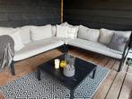 Aluminium hoek loungeset Evora (Gamma), Tuin en Terras, Ophalen, 5 zitplaatsen, Gebruikt, Aluminium