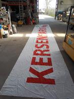 Spandoek kersenfarm 10x1,90m, Ophalen, Zo goed als nieuw