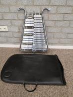 Staande lyra met opbergzak., Muziek en Instrumenten, Percussie, Ophalen, Gebruikt, Melodische percussie