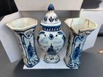 Delfts Blauw Vaas Set, Antiek en Kunst, Antiek | Keramiek en Aardewerk, Ophalen of Verzenden