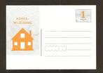Adreswijziging waarde 1, A6 formaat. Lees Info., Postzegels en Munten, Brieven en Enveloppen | Nederland, Briefkaart, Verzenden