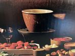 Vintage Le Creuset fonduestel in originele doos, Keramische plaat, Koekenpan of Braadpan, Ophalen of Verzenden, Zo goed als nieuw