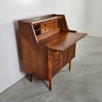 Vintage secretaire Musterring teak, Ophalen of Verzenden, Gebruikt, Bureau