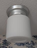 ZGAN glazen plafondlamp / plafonnière voor badkamer & toilet, Ophalen, Zo goed als nieuw, Kunststof