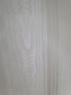 7237 wit moiree behang met subtiele streepstructuur swiet, Ophalen of Verzenden, 75 m² of meer, Wit