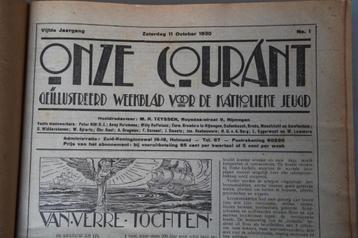 Gebundelde Volledige Jaargang Onze Courant 1930/1931 beschikbaar voor biedingen