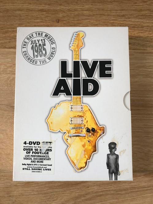 LIVE AID 1985 - complete set 4 DVD’s, Cd's en Dvd's, Dvd's | Muziek en Concerten, Gebruikt, Ophalen of Verzenden