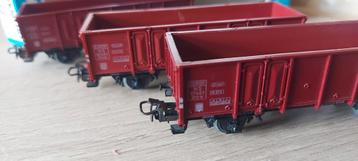3 Märklin NS hogeboordwagens artnr 4639 in ovp beschikbaar voor biedingen
