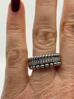 A624 Prachtige zilveren Ti Sento ring maat 19,26, Sieraden, Tassen en Uiterlijk, Ringen, 19 tot 20, Ophalen of Verzenden, Zo goed als nieuw