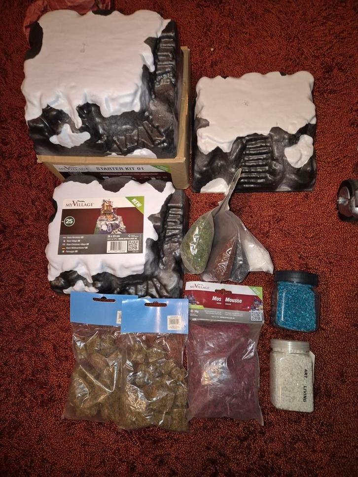 Kerstdorp Decoratie - Nieuw!, Hobby en Vrije tijd, Modelbouw | Auto's en Voertuigen, Nieuw, Overige typen, Groter dan 1:32, Overige merken