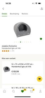 Honden / katten vilten iglo tent/mand, Dieren en Toebehoren, Ophalen of Verzenden, Nieuw