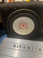 Subwoofer en versterker signat zeus, Auto diversen, Autospeakers, Ophalen, Gebruikt