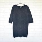 Sibin Linnebjerg Jurk Maat XS Donker Grijs Gebreid Mini, Verzenden, Sl, Zo goed als nieuw, Sl