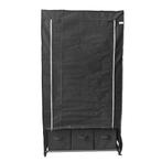 Opvouwbare Kledingkast | Campingkast | 90x47x163 | Zwart, Caravans en Kamperen, Campingkast, Info@lendo-online.eu, Nieuw, Lendo Online