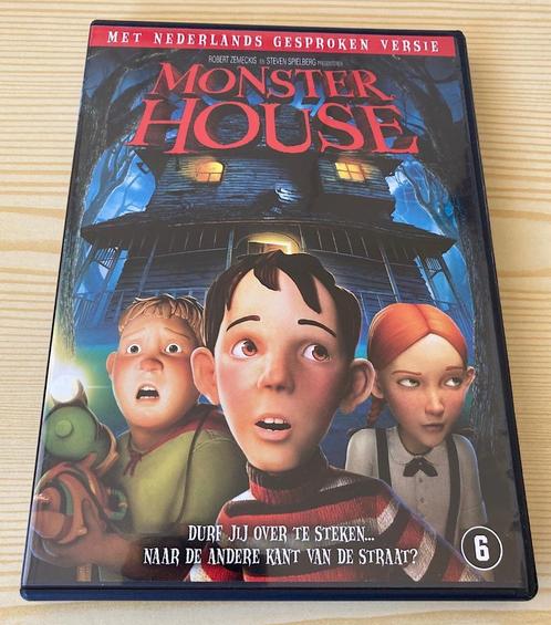 dvd Monster House (NL en Engelse versie), Cd's en Dvd's, Dvd's | Tekenfilms en Animatie, Zo goed als nieuw, Amerikaans, Tekenfilm