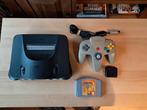 Nintendo 64 spelcomputer set, Ophalen of Verzenden, Zo goed als nieuw, Met 1 controller