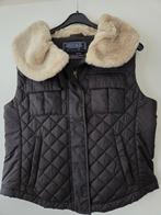 Donkerbruine Bodywarmer River Woods met Bontkraag - Maat M, Maat 38/40 (M), Bruin, River Woods, Ophalen of Verzenden
