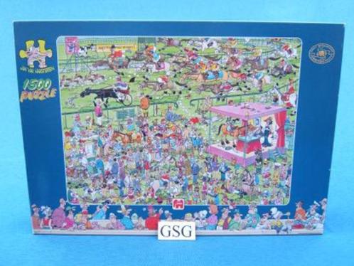 Jan van Haasteren Ascot paardenrace 1500 st nr. 02047-01, Hobby en Vrije tijd, Denksport en Puzzels, Nieuw, Legpuzzel, 500 t/m 1500 stukjes